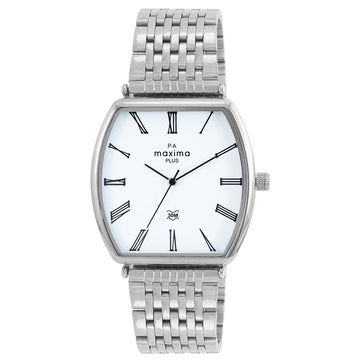 Maxima ATTIVO Men White Dial Analogue Watch - 62680CMGI